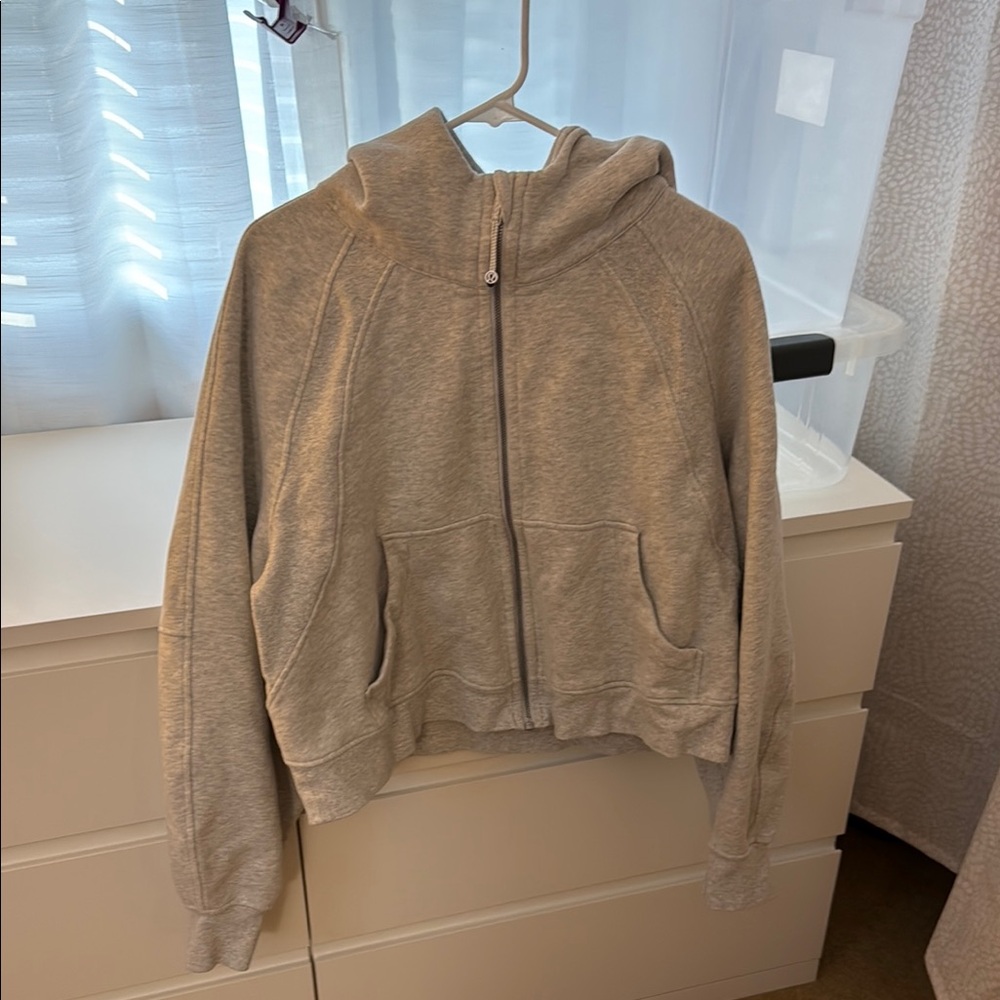 lululemon oversized full zip scuba